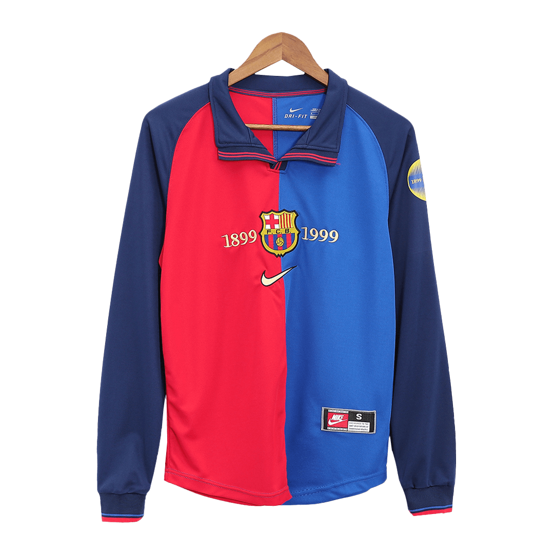 Retro Barcelona Home Jersey 1999/00 - Long Sleeve